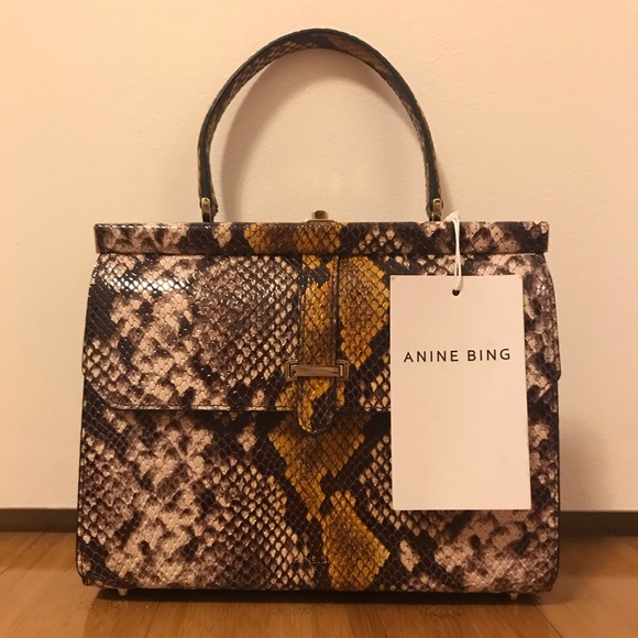 ANINE BING Ruby Bag - Python Print - Picture 3 of 4